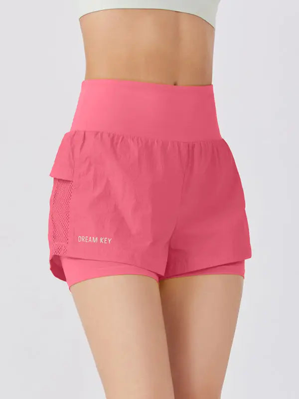 Effortless cute sports shorts - rose / s