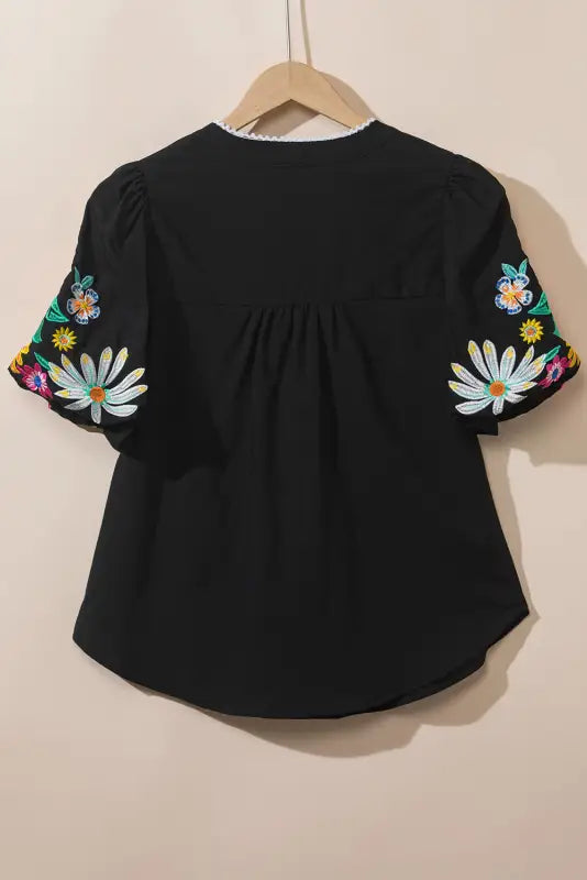 Elegance blouse - floral embroidered | fashionfitz