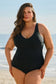 Elegant black swimsuit - plus size by fashionfitz