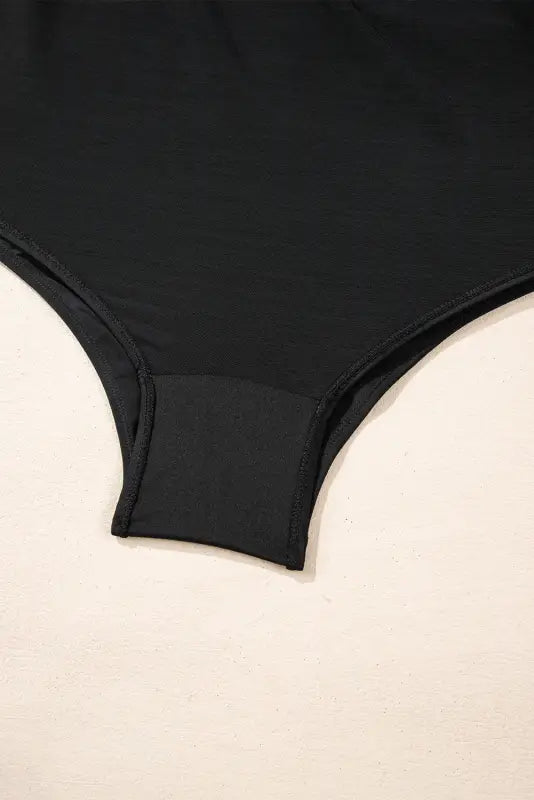 Elegant black swimsuit - plus size