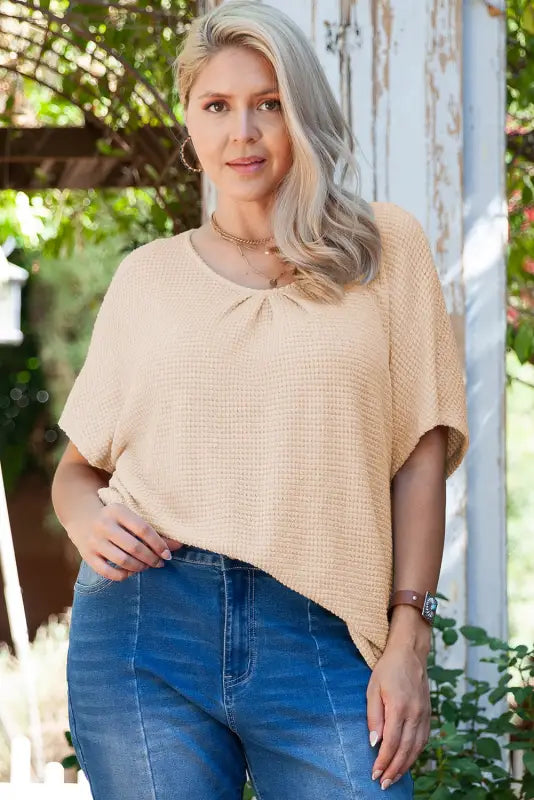 Elegant enlace plus size tee | women’s tops | fashionfitz