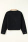 Elegant fleece-lined corduroy crop jacket