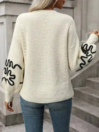 Elegant Pattern Knitwear Sweater - Fashionfitz