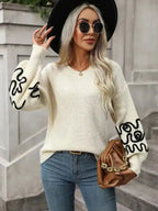 Elegant Pattern Knitwear Sweater - Fashionfitz