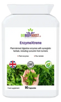 EnzymeXtreme Plant Digestive Enzymes — comprehensive enzyme complex for nutrient absorption and bloating relief, 90 vegan capsules, BioBodyBoost UK