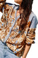 Exotic pattern play loose shirt