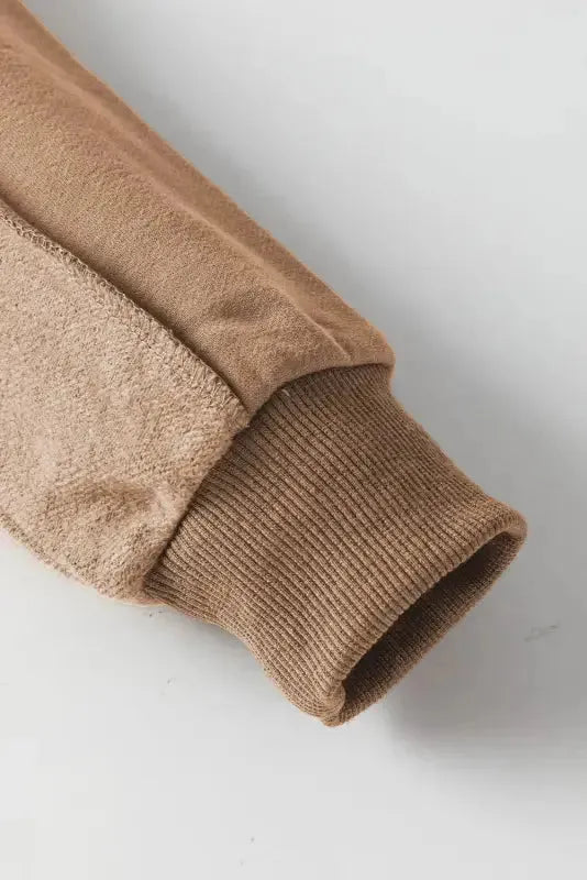 Exposed Seam Pullover Sweatshirt - Fashionfitz