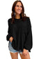 Exposed seam waffle knit top | women’s sweatshirts | fashionfitz