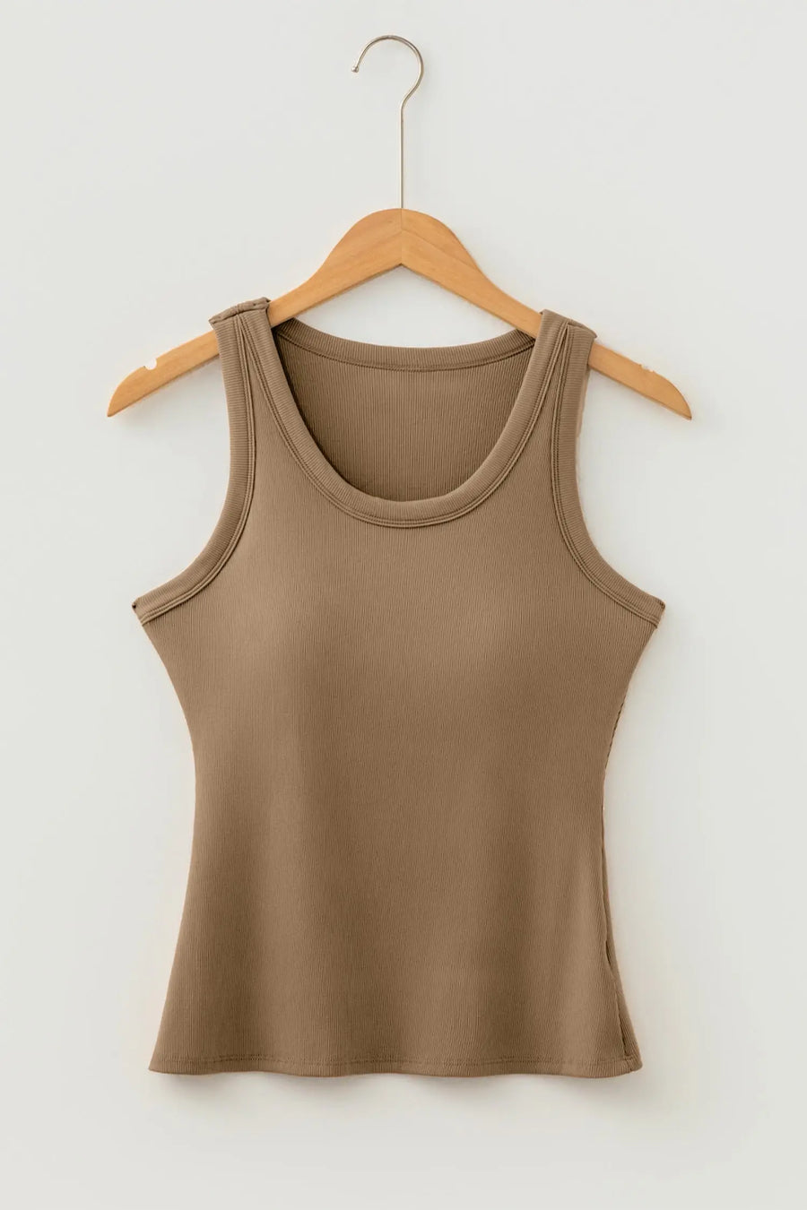 Slim Ribbed Padded Tank Top Women UK