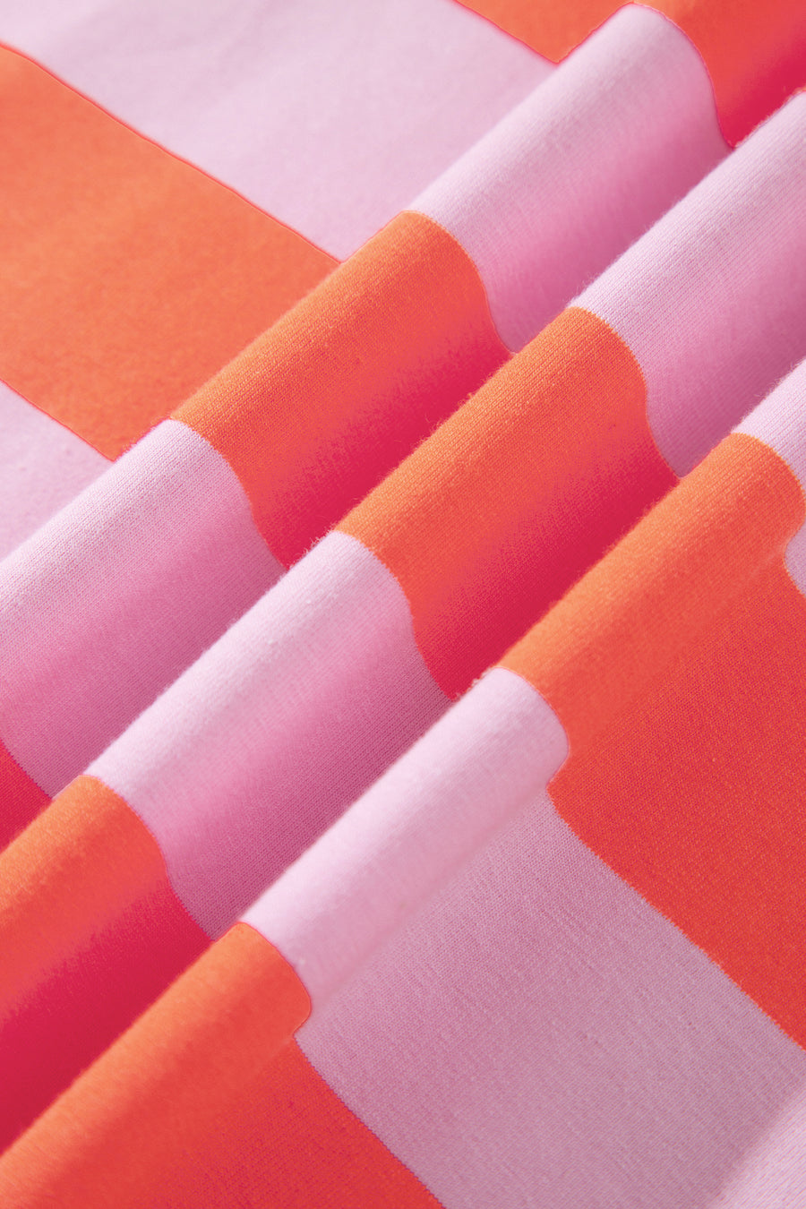 Stripe Cuffed Short Sleeve Pocketed Maxi Dress
