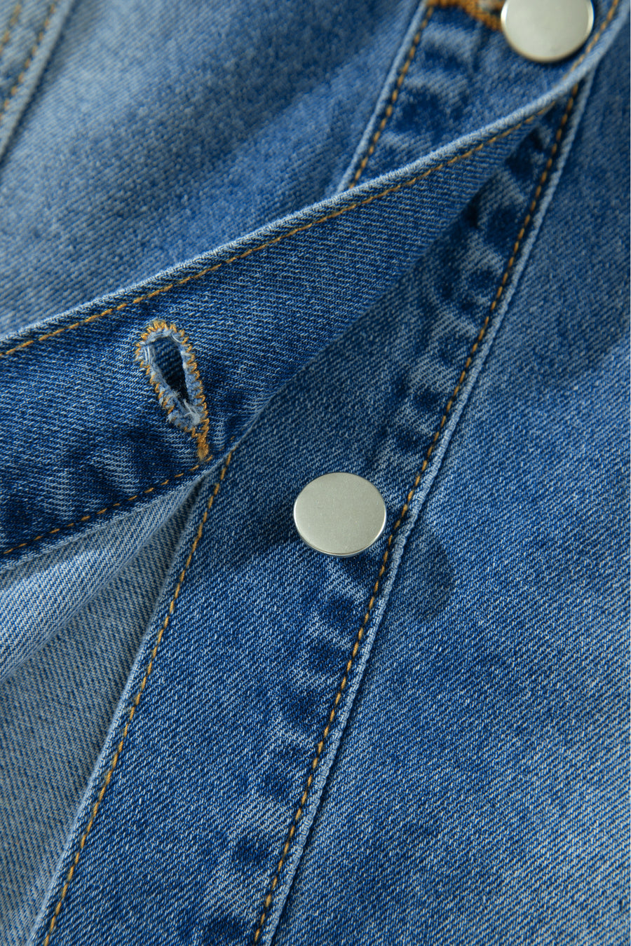 Ruffle Hem Raw Edge Half Sleeve Denim Jacket Women UK