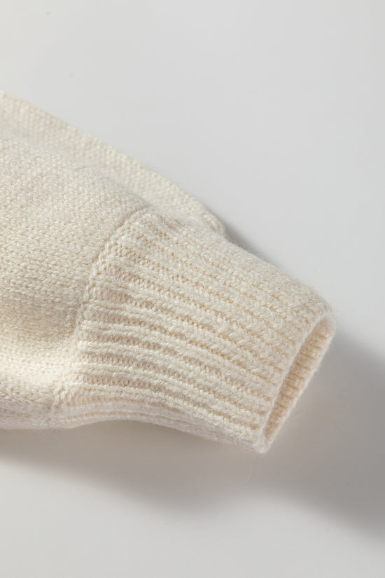 Floral Embroidered Sleeve Jumper