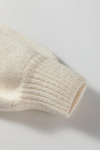 Floral Embroidered Sleeve Jumper