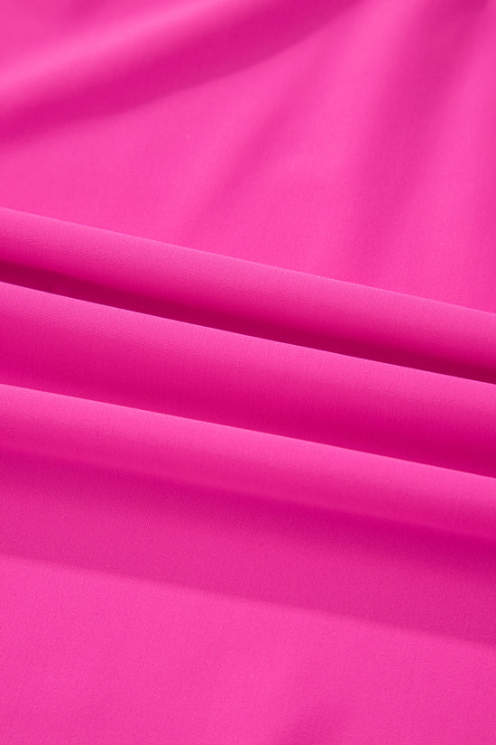 Swim Dress With Shorts | Pink One Piece Swimsuit Built In