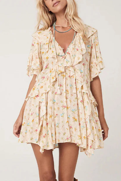 Bohemian Glow Mini Dress