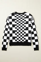 Smoky Plaid Soft Knit Jumper