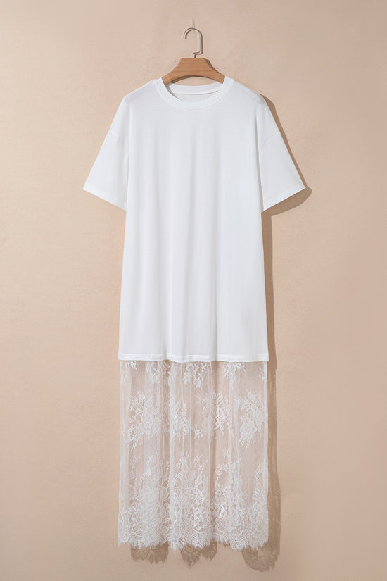 Floral Lace Maxi Dress | Elegant Summer Lace Dress Women