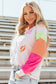 Pink GAME DAY Graphic Top
