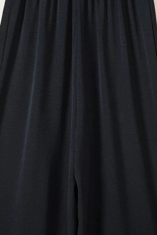 Smocked Wide Leg Jumpsuit - Fashionfitz