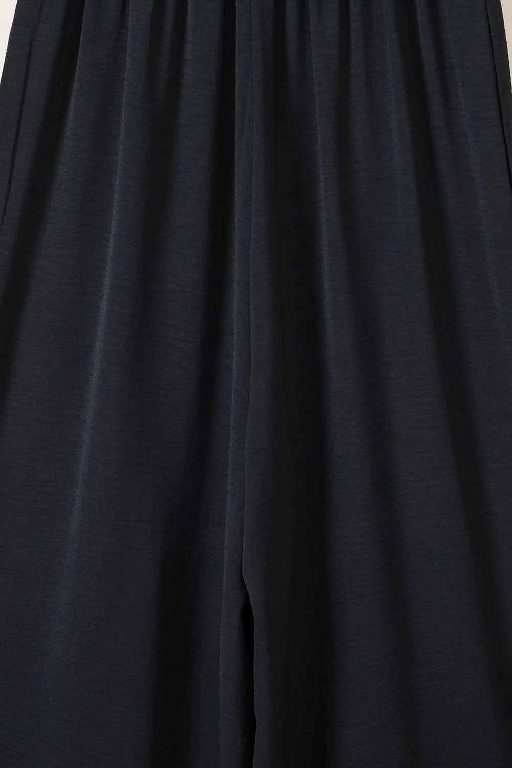 Smocked Wide Leg Jumpsuit - Fashionfitz