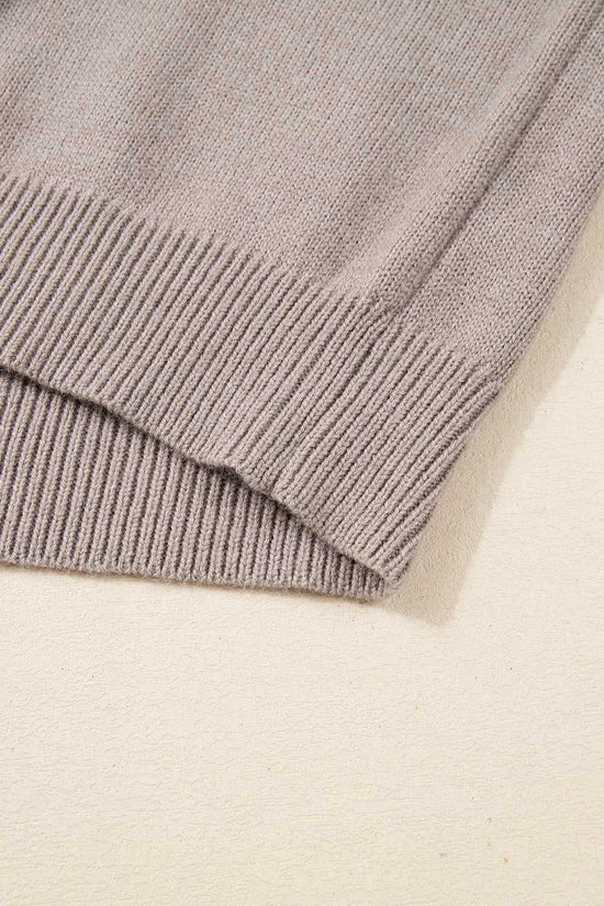 Floral Embroidered Sleeve Jumper