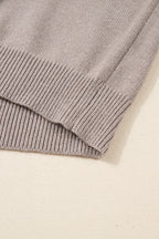 Floral Embroidered Sleeve Jumper