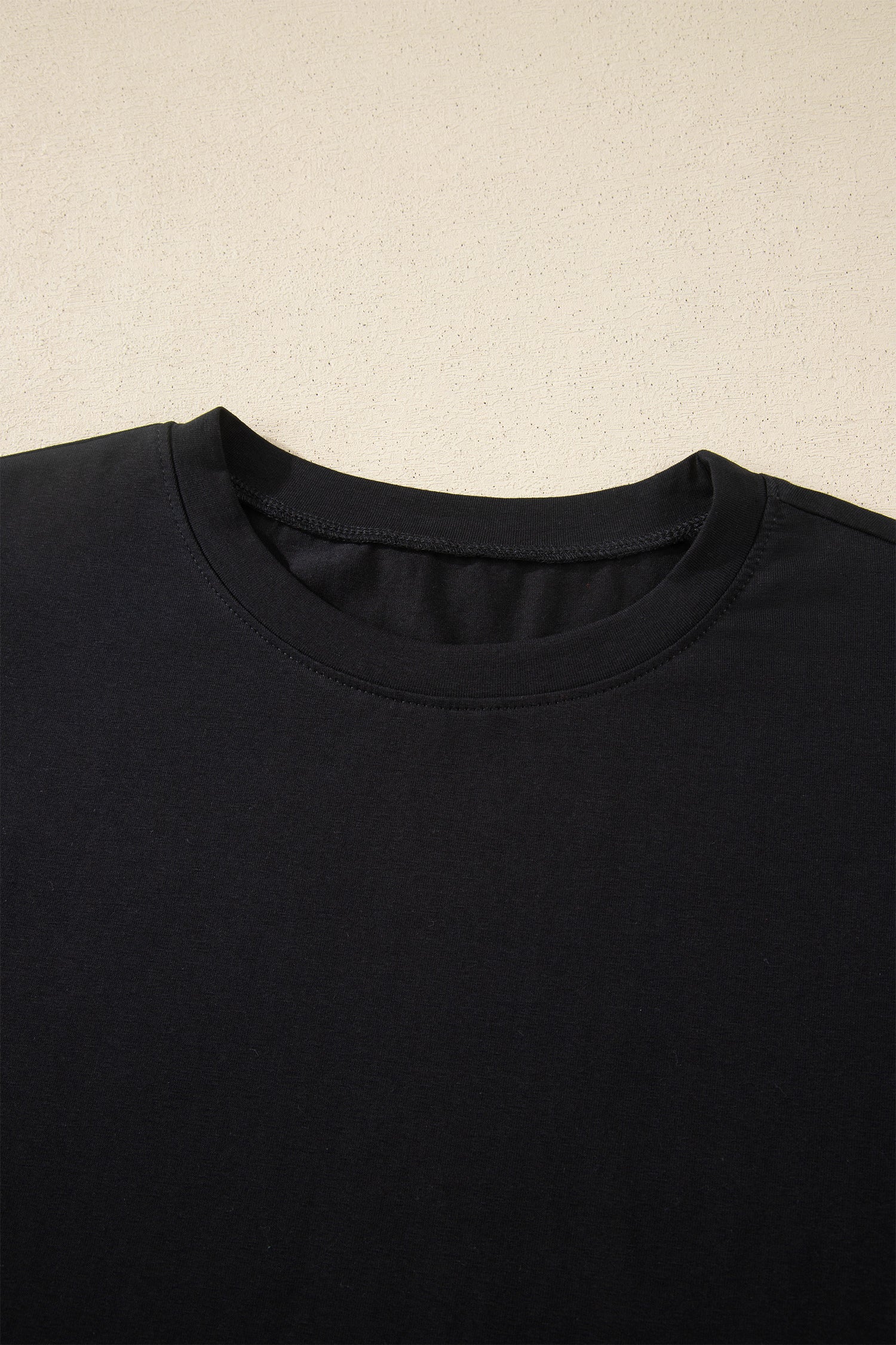 Varsity Stripe Crew Neck Short Sleeve Cotton T-Shirt