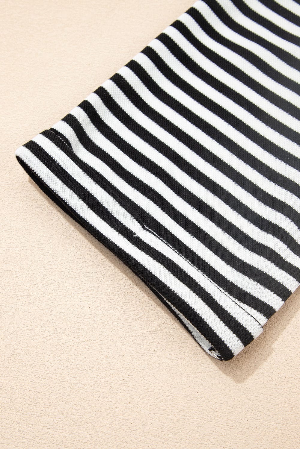 Tees BowVogue Women's Striped T-Shirt – Soft Cotton Bow Neck Casual Top