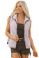 Stripe Snap Winter Vest