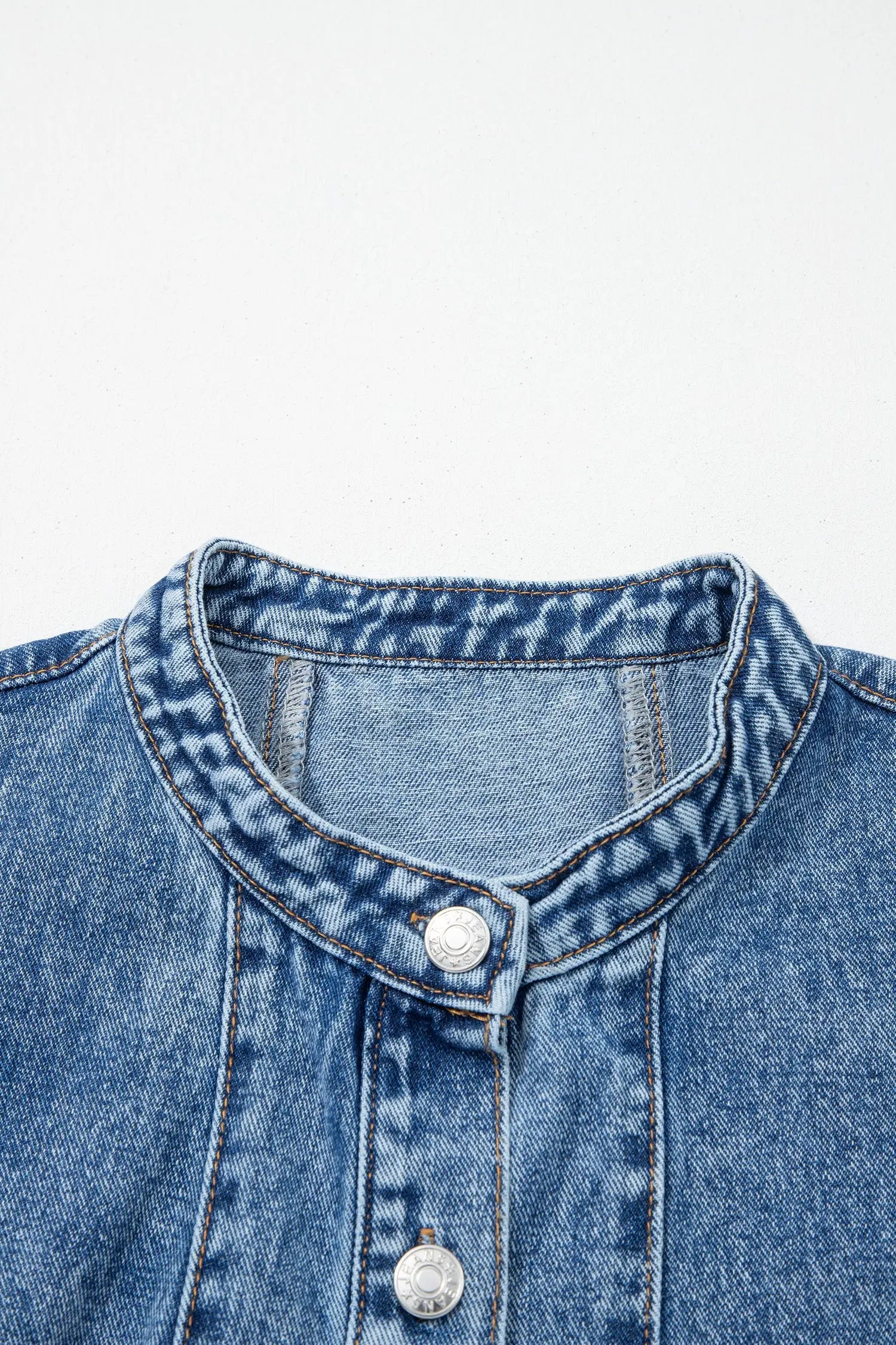 Western belt sleeveless denim dress dresses