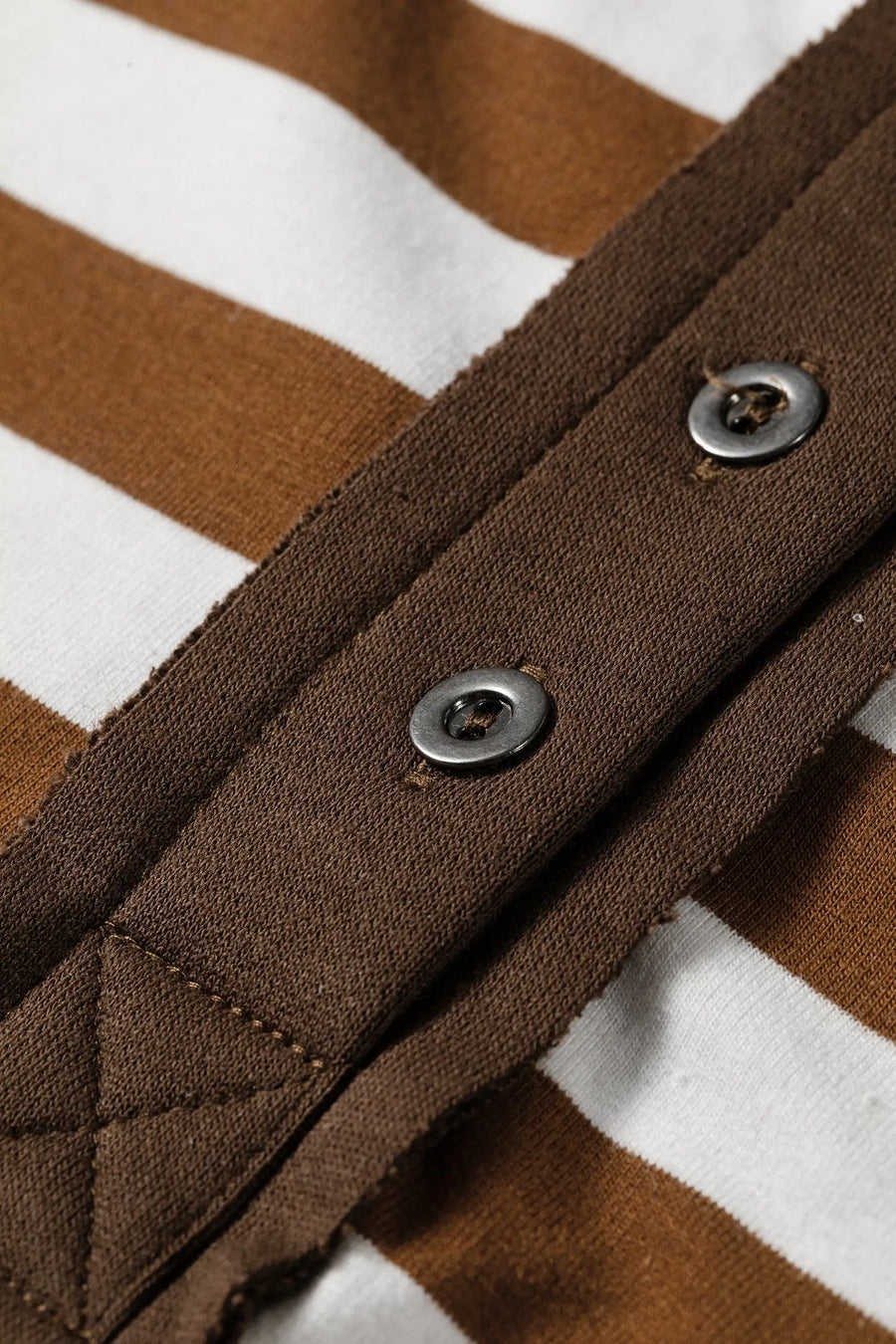 Stripe Exposed Seam Colorblock Patchwork Sweatshirt