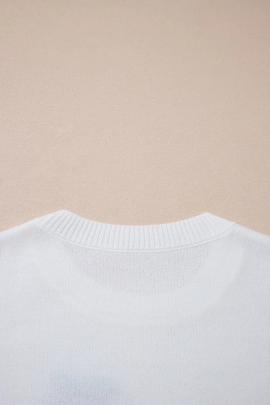 Mallard Print Drop Shoulder Pullover Sweater Women UK — side view second option | Fashionfitz UK
