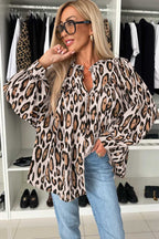 Leopard Luxe Oversized Shirt