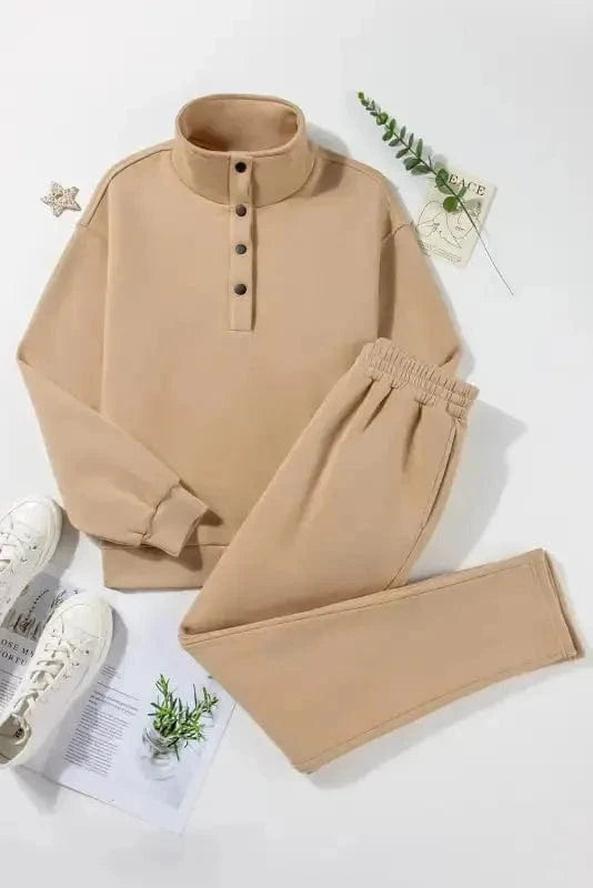Activewear Sets Relaxation Sweatshirt & Sweatpants Set