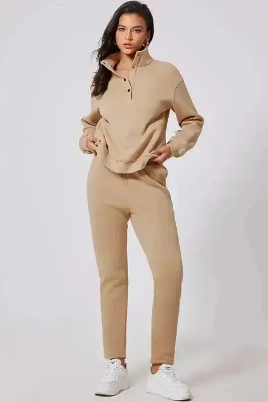 Activewear Sets Relaxation Sweatshirt & Sweatpants Set