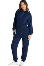 Activewear Sets Soft Cropped Hoodie and Joggers Set