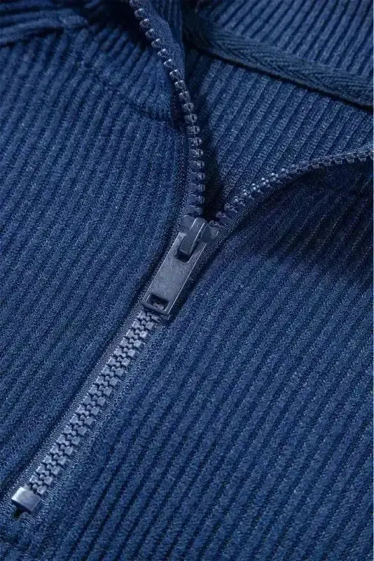 Activewear Sets Soft Cropped Hoodie and Joggers Set