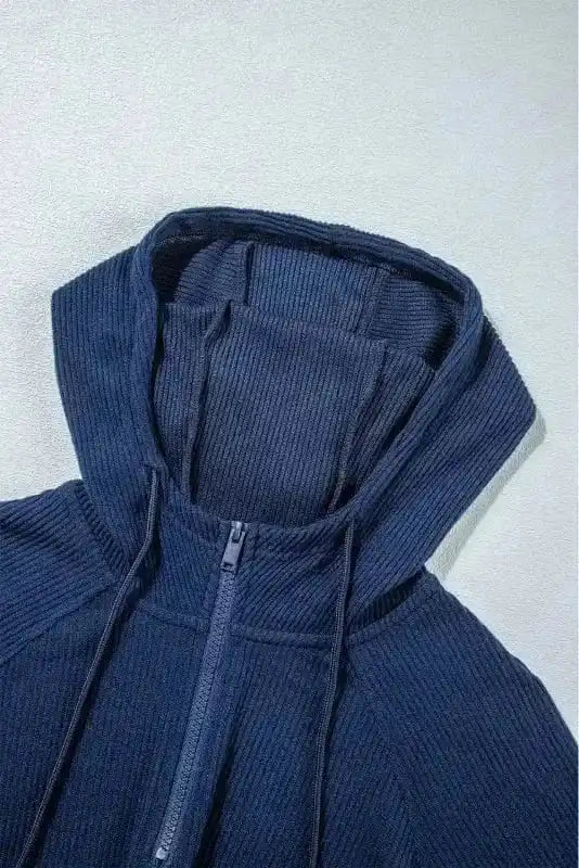Activewear Sets Soft Cropped Hoodie and Joggers Set