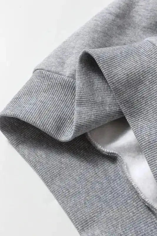 Activewear Sets Urban Chic: Exposed Seams Hoodie & Joggers Set