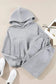 Activewear Sets Urban Chic: Exposed Seams Hoodie & Joggers Set