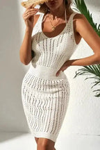 Beach Cover-ups Beach Breeze Crochet Dress