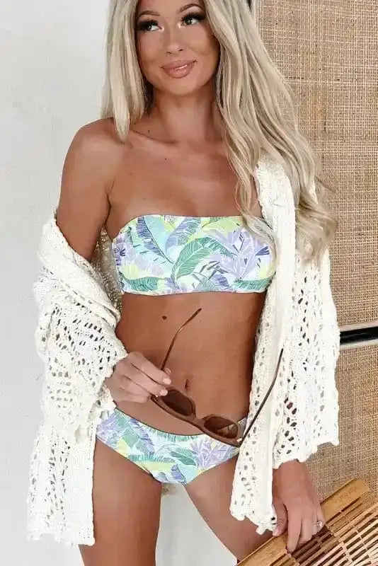 Beach Cover-ups Hooded Beach Cover-Up - Open Knit