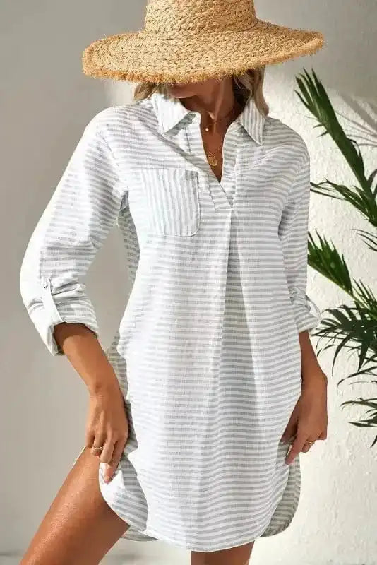 Beach Cover-ups Seaside Stripes Cover Up
