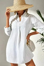Beach Cover-ups Seaside Stripes Cover Up