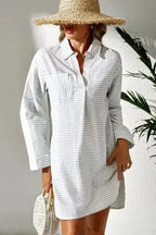 Beach Cover-ups Seaside Stripes Cover Up