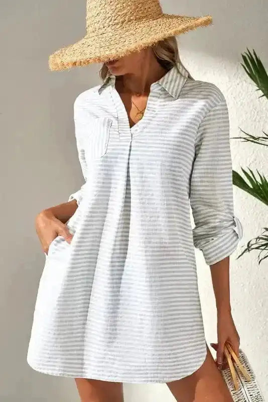 Beach Cover-ups Seaside Stripes Cover Up