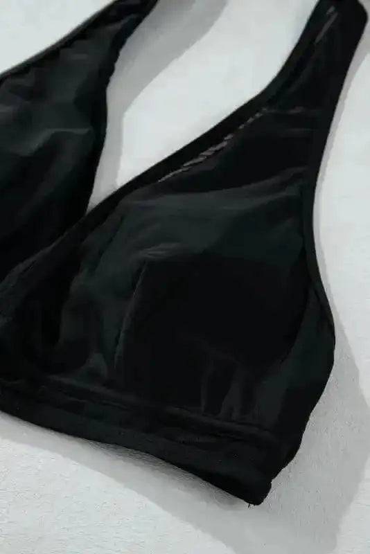 Bikinis Mesh Edged Push-Up Bikini