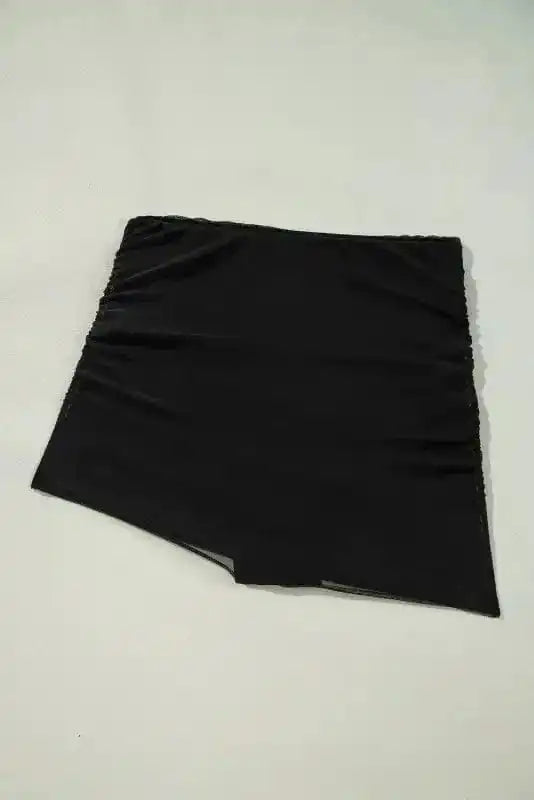 Bikinis Mesh One Shoulder Bikini - Top and Skirt Set