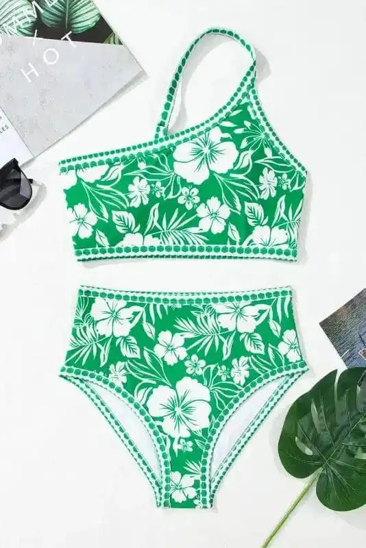 Bikinis Palm Paradise One-Shoulder Bikini