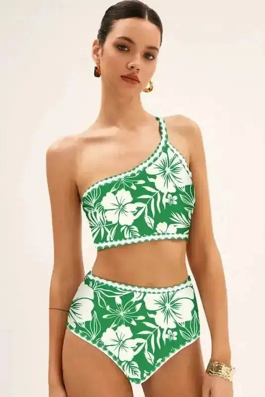 Bikinis Palm Paradise One-Shoulder Bikini